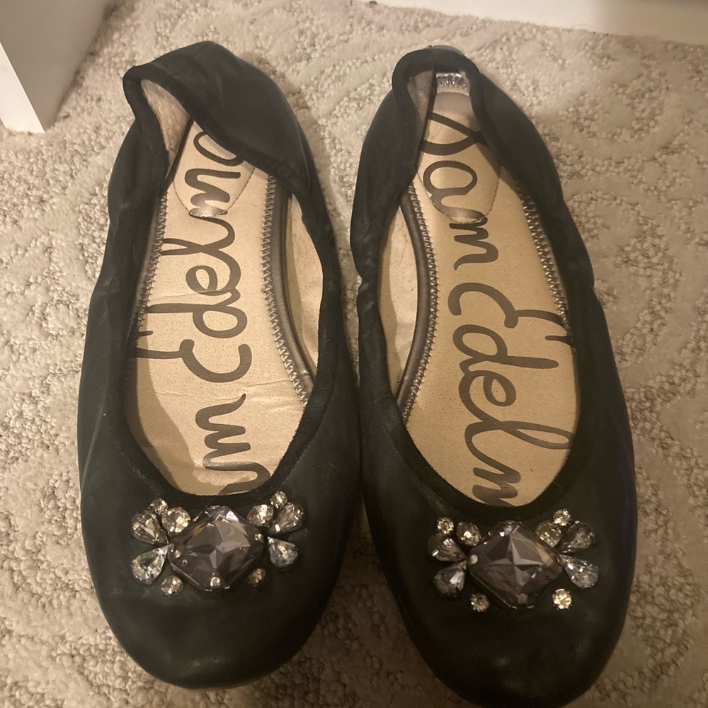 Sam Edelman Black Flats